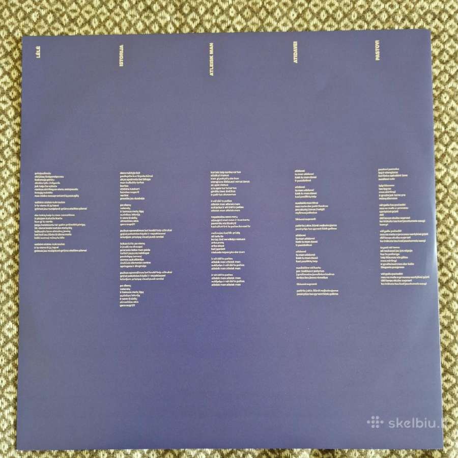 Ba. – Turtas Vinyl Lp Transparent Blue - nuotraukos Nr. 4