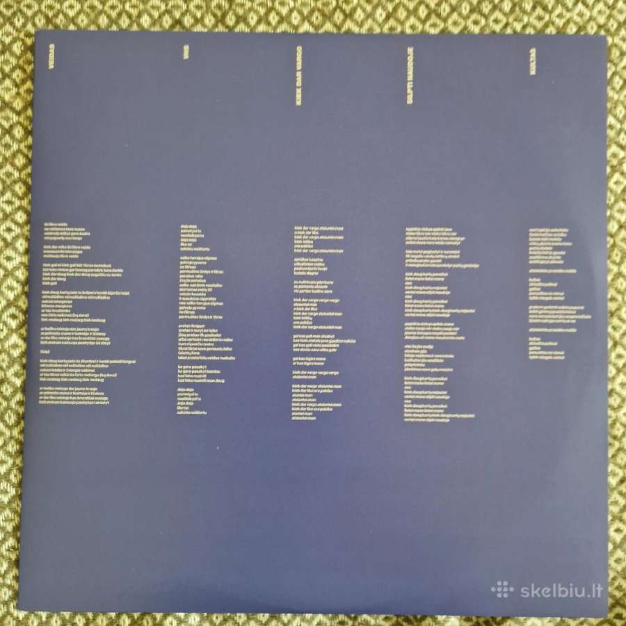 Ba. – Turtas Vinyl Lp Transparent Blue - nuotraukos Nr. 5