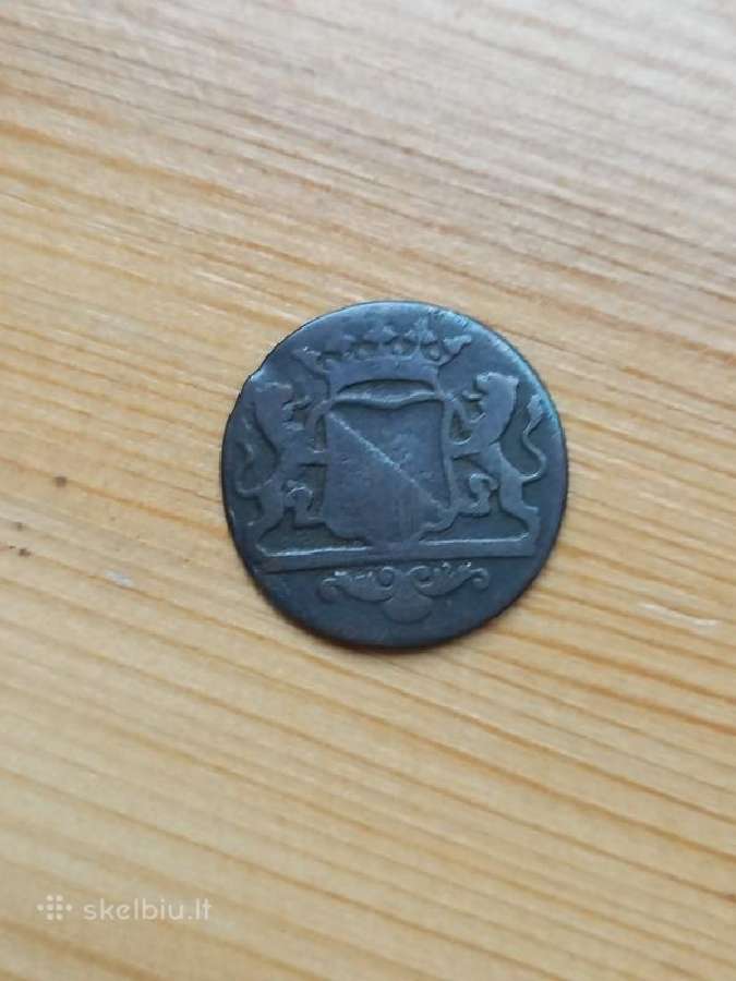 Nyderlandų- Utrechtas 1787 1 duitas - nuotraukos Nr. 2
