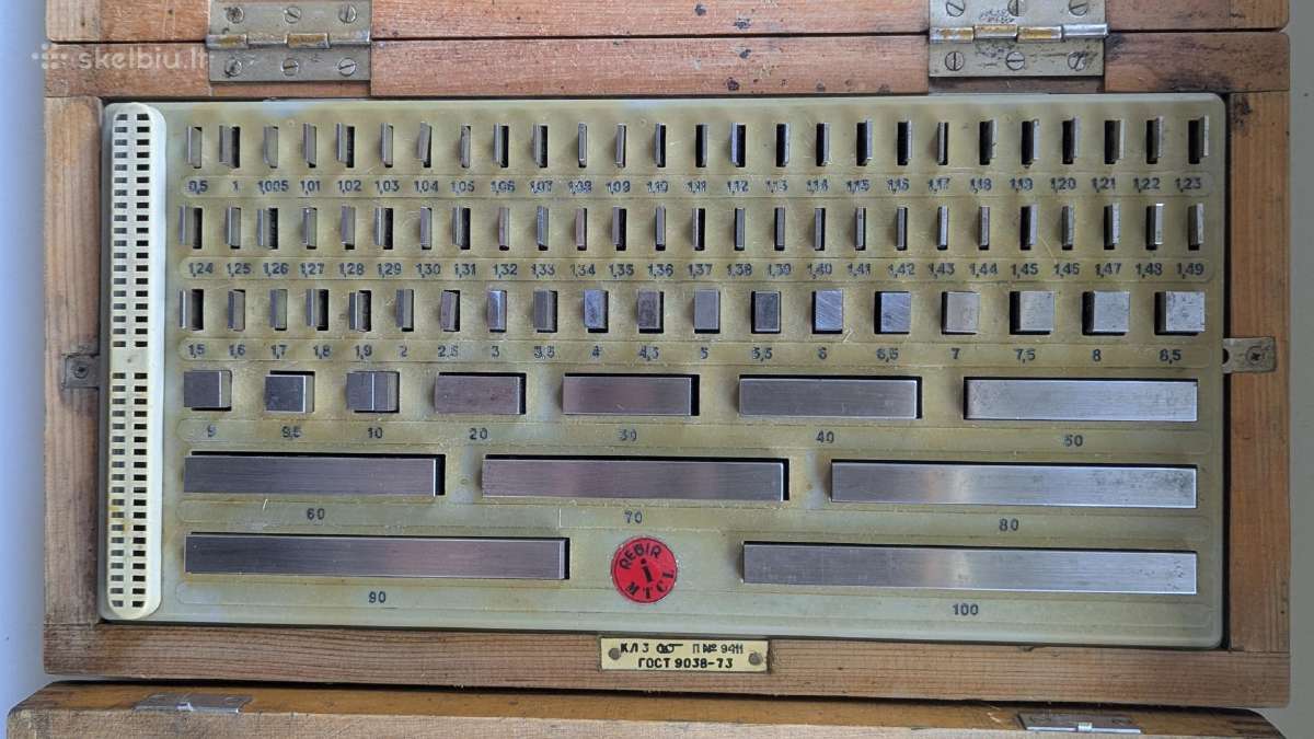 Matavimo plytelės tarybinės. Kalibravimo - nuotraukos Nr. 5