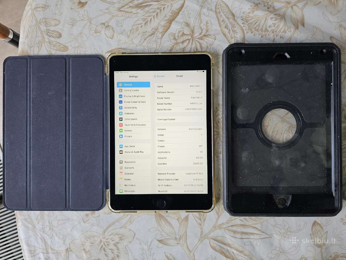 iPad Mini 4 64gb WiFi+cellular(4G) - nuotraukos Nr. 6