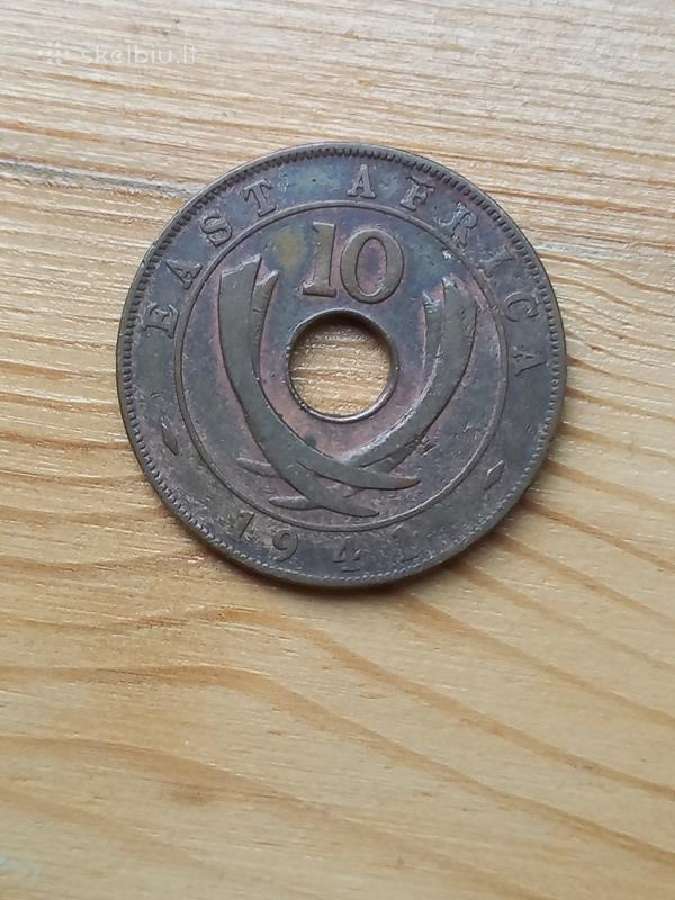 Britų Rytų Afrika 1941 10 centu
