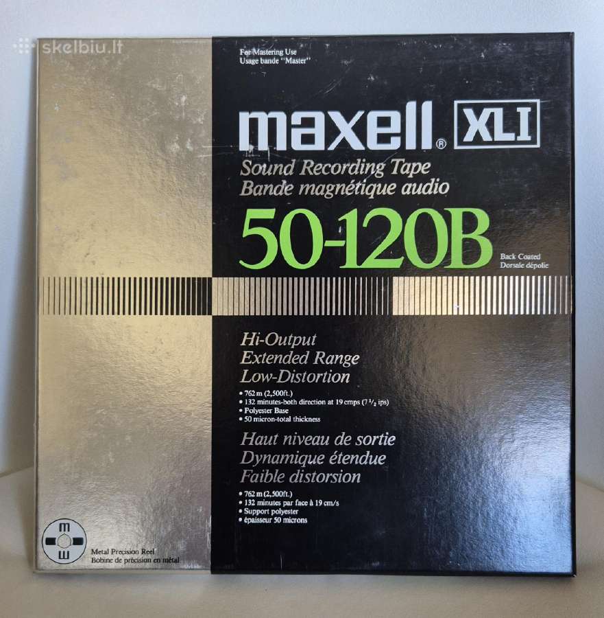 Magnetinė Juosta Maxell 50-120b 762m