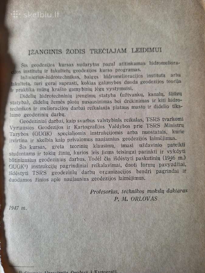 Parduodama knyga apie geodeziją. - nuotraukos Nr. 2