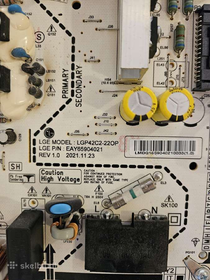 LG C2 42 maitinimo plokštė - nuotraukos Nr. 2