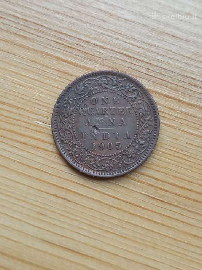Britų Indija 1905 1/4 ana