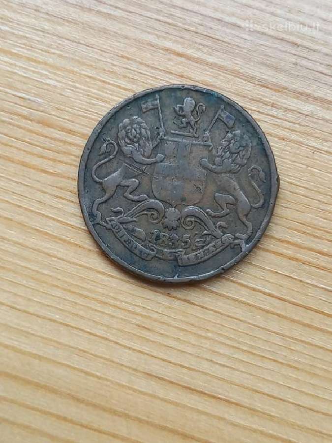 Britų Indija 1835 1/4 ana