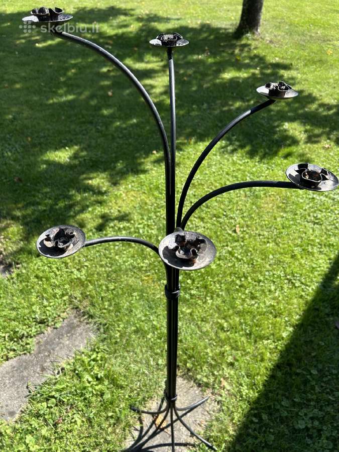 Metalinė Žvakidė statoma ant grindų - nuotraukos Nr. 7