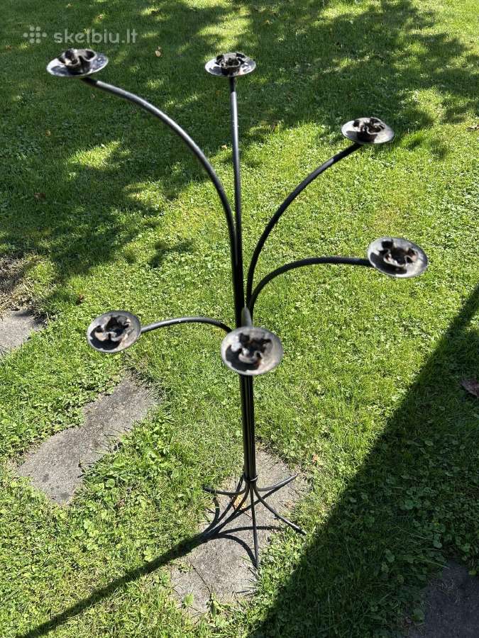 Metalinė Žvakidė statoma ant grindų - nuotraukos Nr. 8