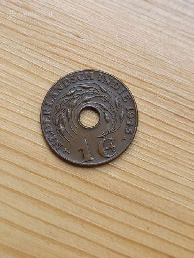 Nyderlandų Rytų Indija 1945 1centas