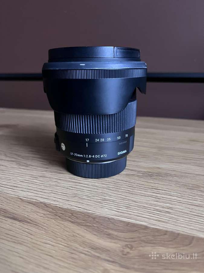 Sigma 17-70mm Dc OS 2,8-4f Nikon jungtis