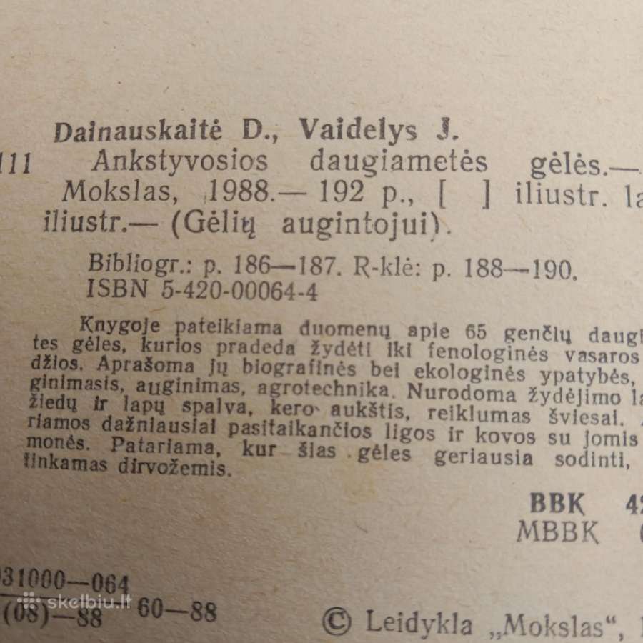 Ankstyvosios daugiametės gėlės - nuotraukos Nr. 2