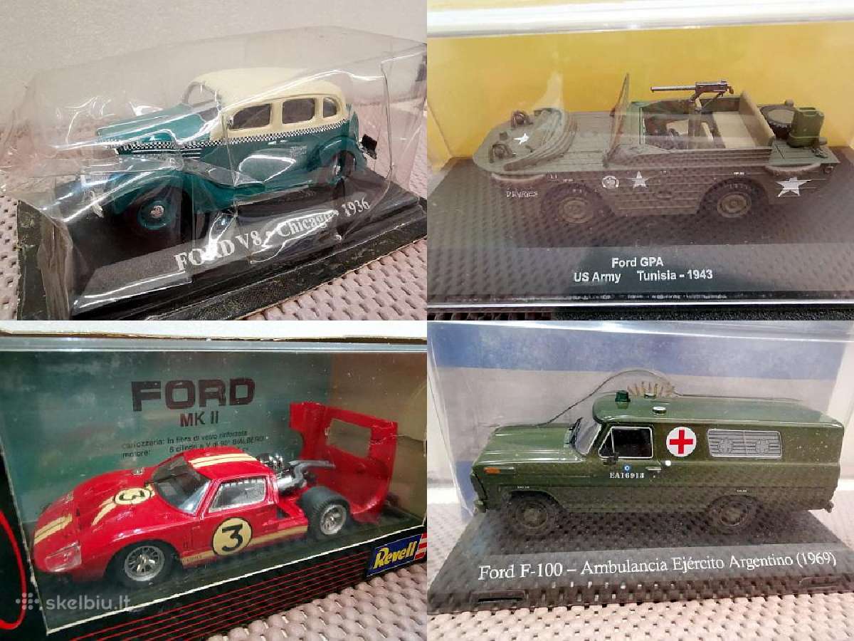 1:43 Ford (Istoriniai) Modeliai