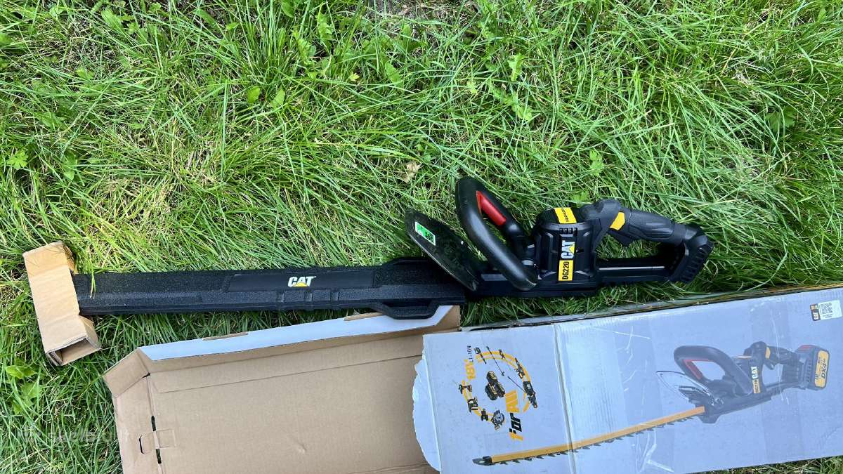 Akumuliatorinės gyvatvorių žirklės Cat 18 V