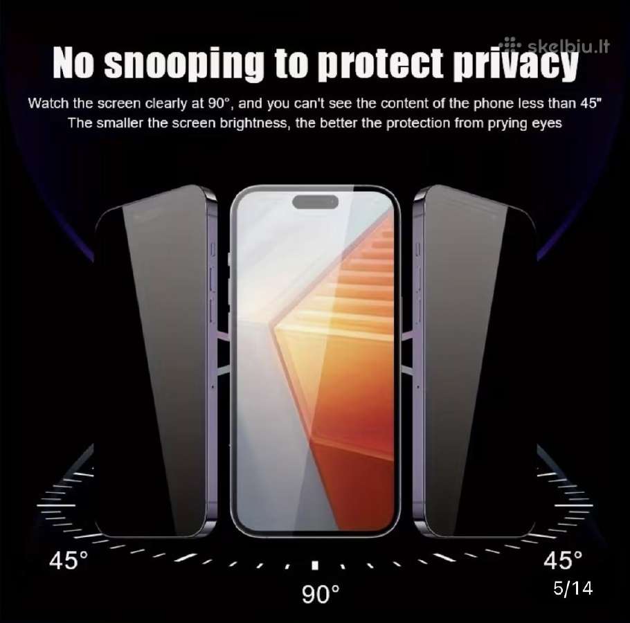 Apsauginis stiklas iPhone 13 mini - nuotraukos Nr. 5