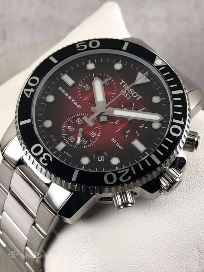 Naujas Tissot Seastar Chronografas 30 Atm