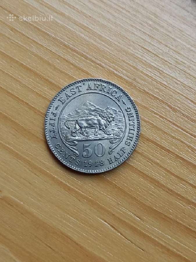 Britų Rytų Afrika 1948 50 cent
