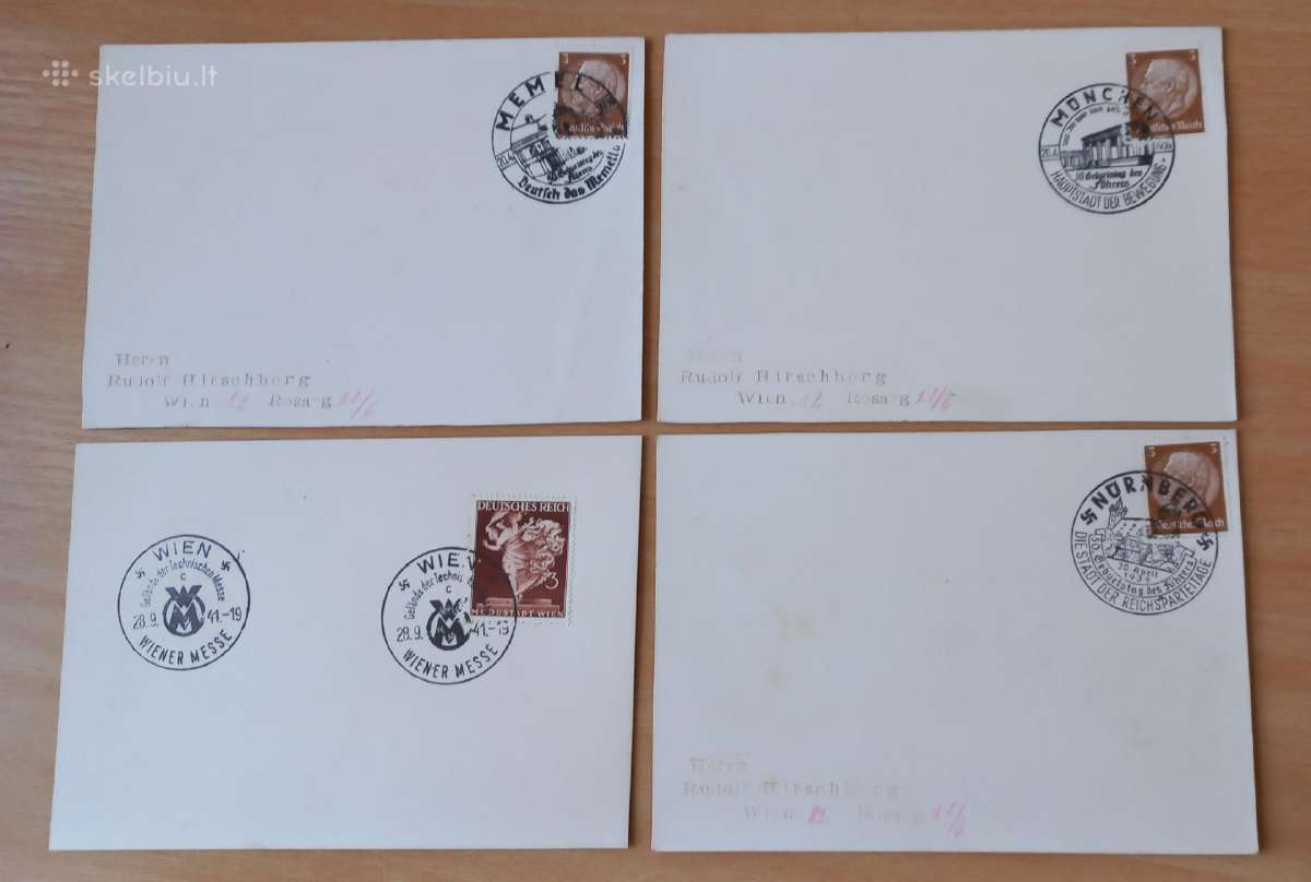 Hitler. Vokietijos pirmos dienos vokai 1939 1941