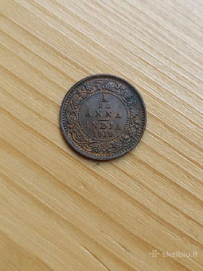 Britų Indija 1919 1/12 ana
