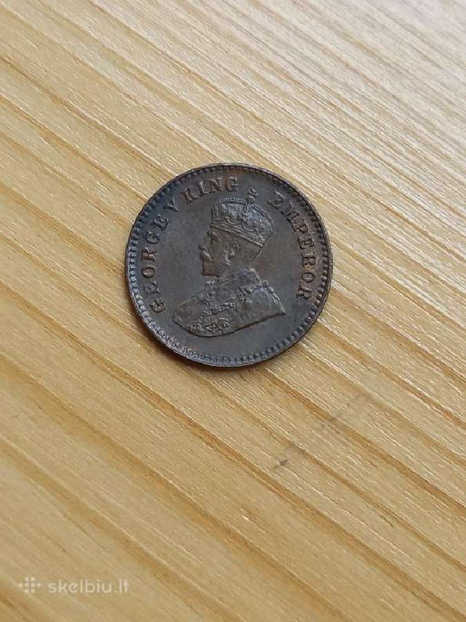Britų Indija 1919 1/12 ana - nuotraukos Nr. 2