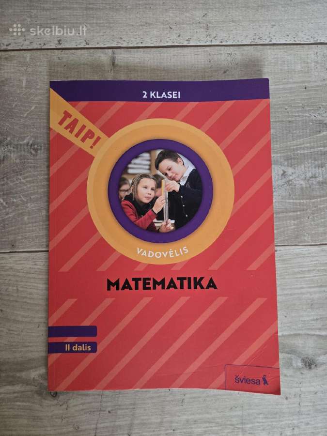 Matematikos vadovėlis "Taip" 2 kl. II dalis