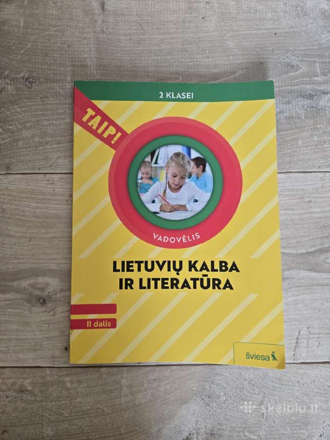 Lietuvių k. vadovėlis "Taip" 2 kl. II dalis