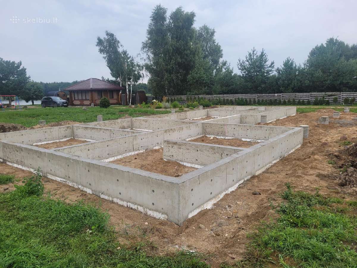 Pamatai, polinių gręžtinių pamatų įrengimas. - nuotraukos Nr. 26