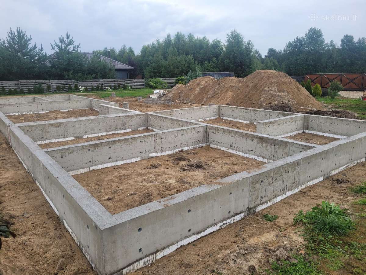 Pamatai, polinių gręžtinių pamatų įrengimas. - nuotraukos Nr. 27