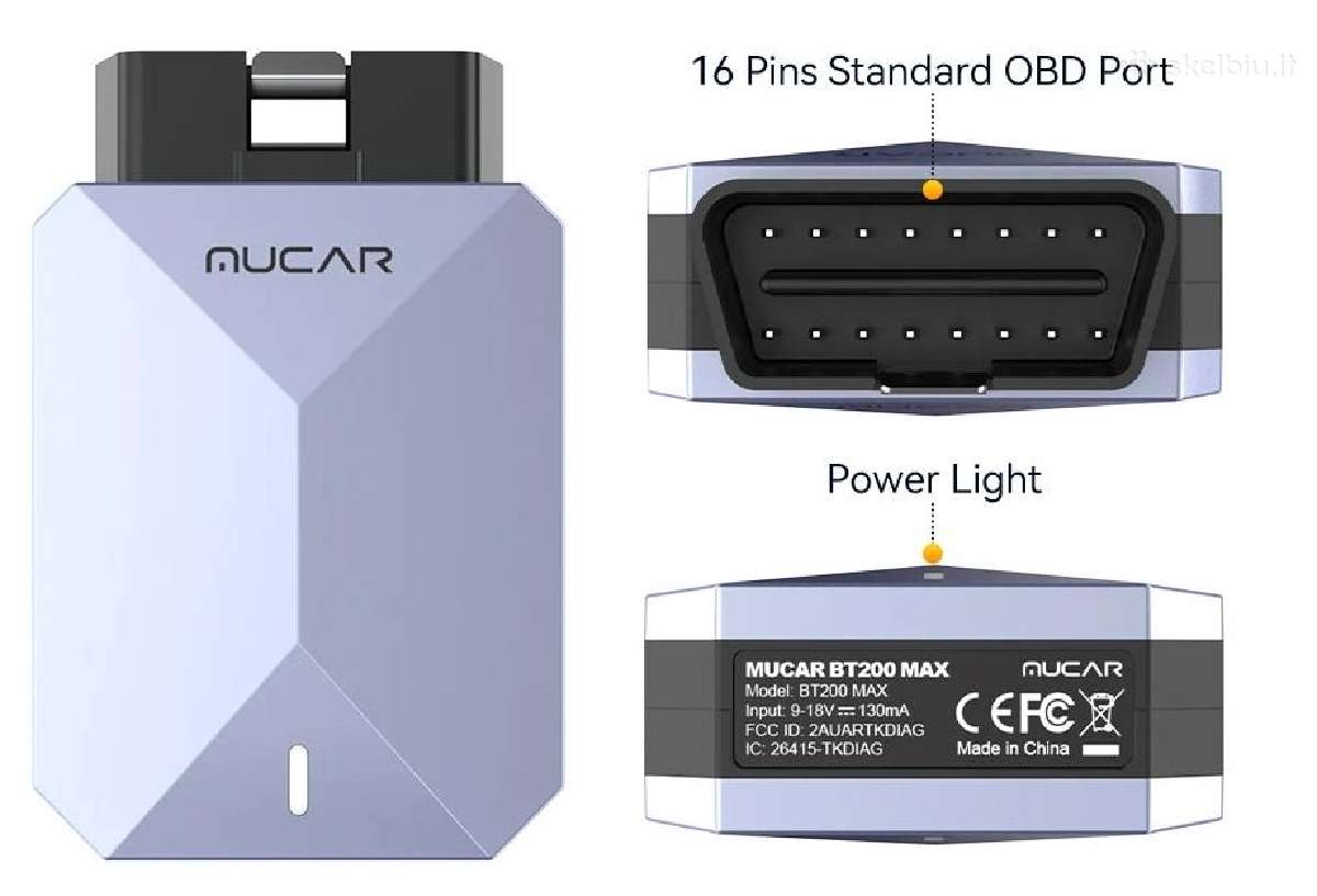 Thinkcar Mucar Bt200max universali diagnostika - nuotraukos Nr. 10