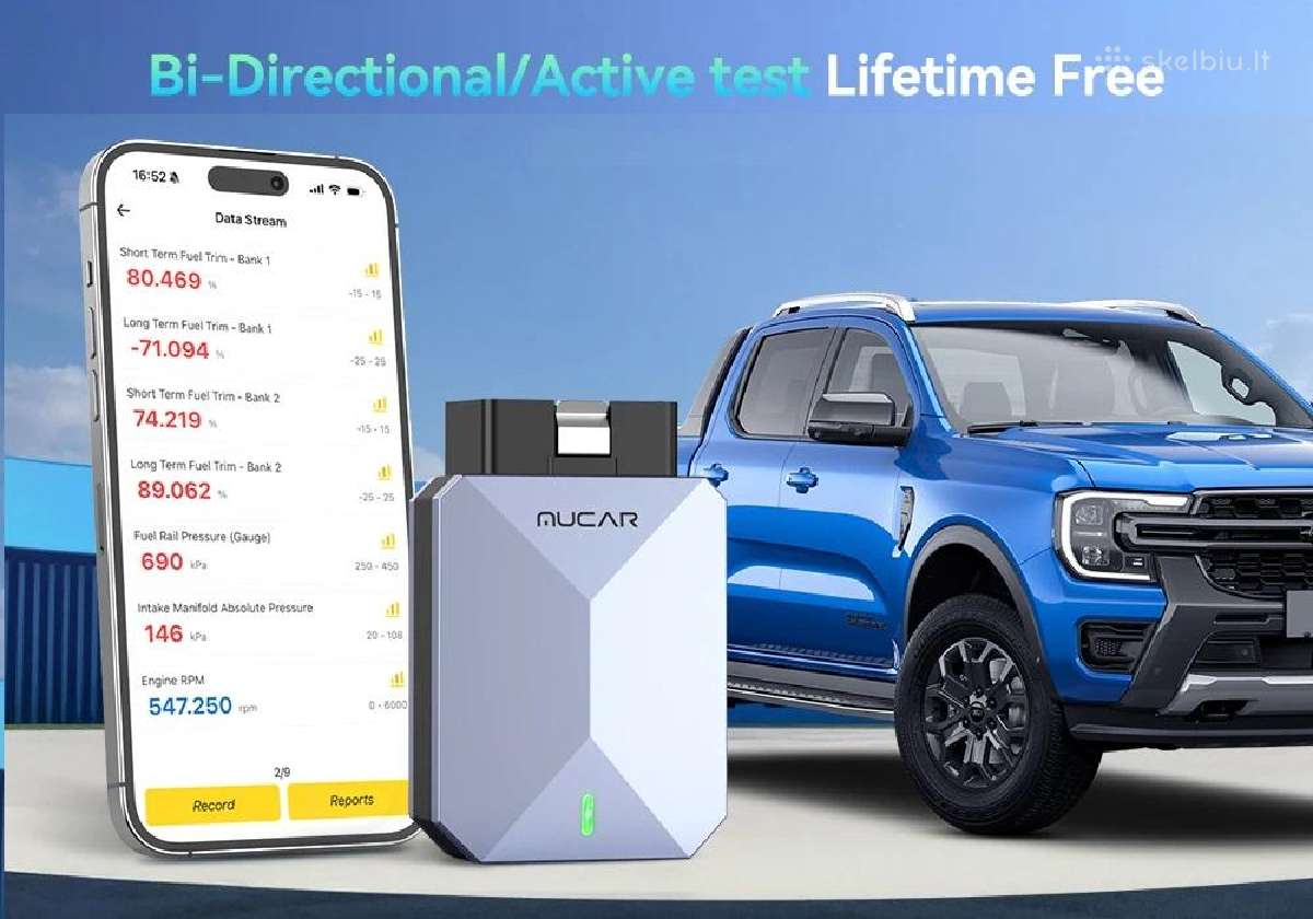 Thinkcar Mucar Bt200max universali diagnostika - nuotraukos Nr. 5