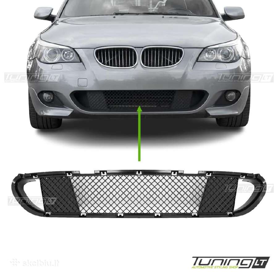 Bmw E60 / E61 skirtos M-tech buferio Grotelės