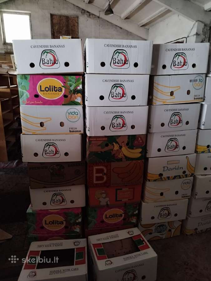 Parduodamos tuščios dėžės nuo bananu - nuotraukos Nr. 3