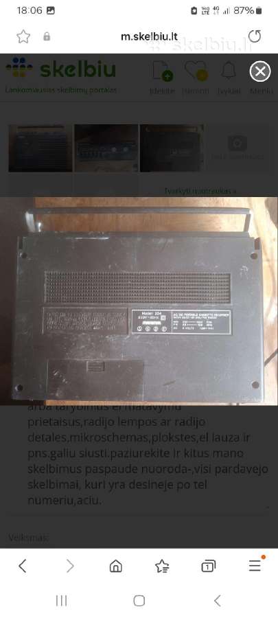 Magnetolos ir boomboxai ir pns. - nuotraukos Nr. 10