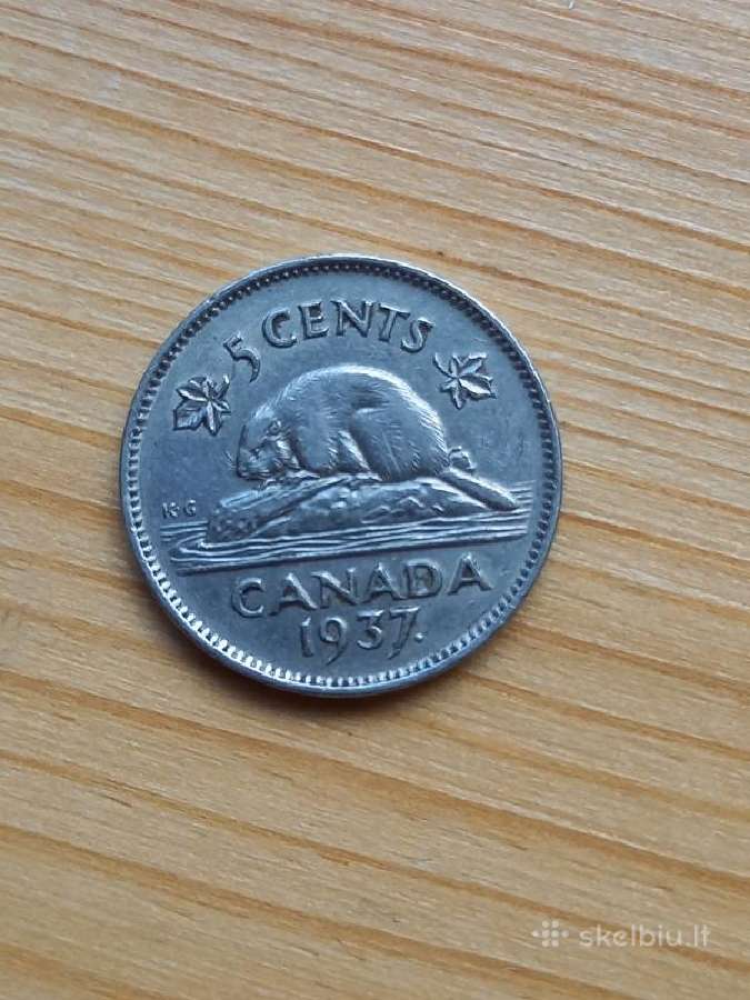 Kanada 1937 5 centai