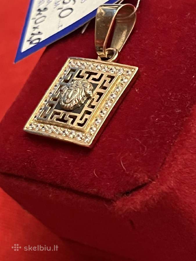 Prabangūs auksiniai Versace, Chanel pakabukai - nuotraukos Nr. 18
