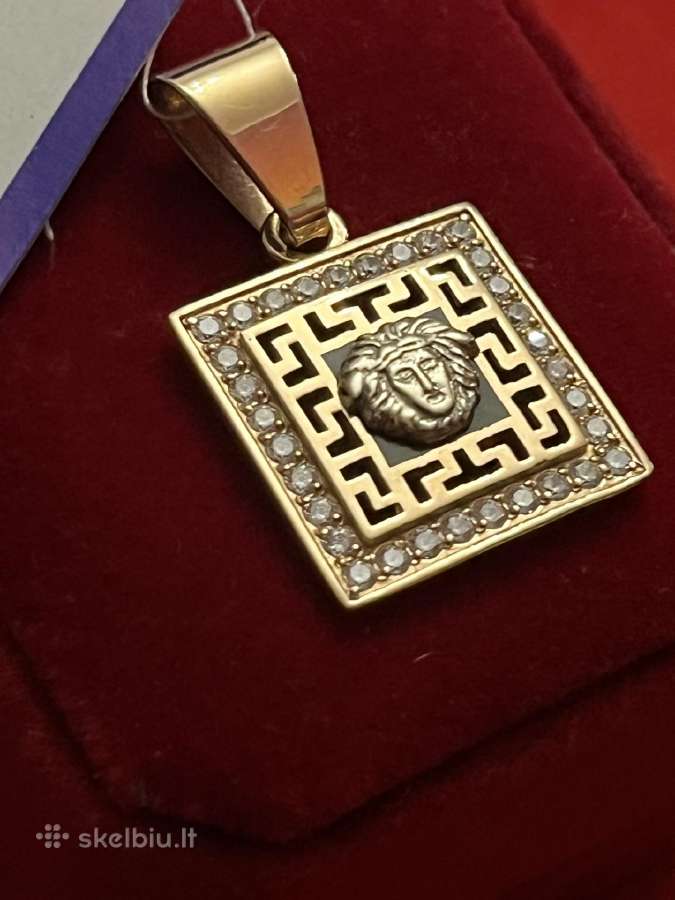 Prabangūs auksiniai Versace, Chanel pakabukai - nuotraukos Nr. 20