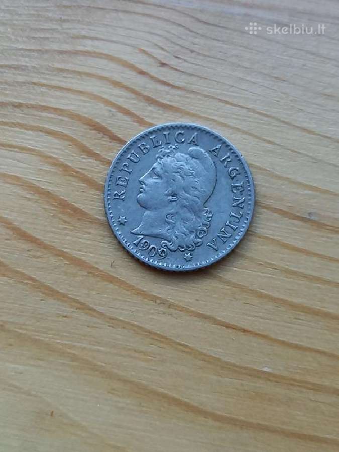 Argentina 1909 5 centavos