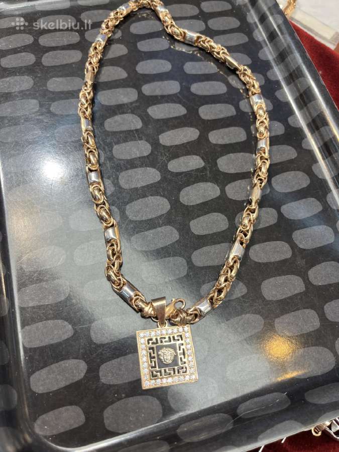 Prabangūs auksiniai Versace, Chanel pakabukai - nuotraukos Nr. 23