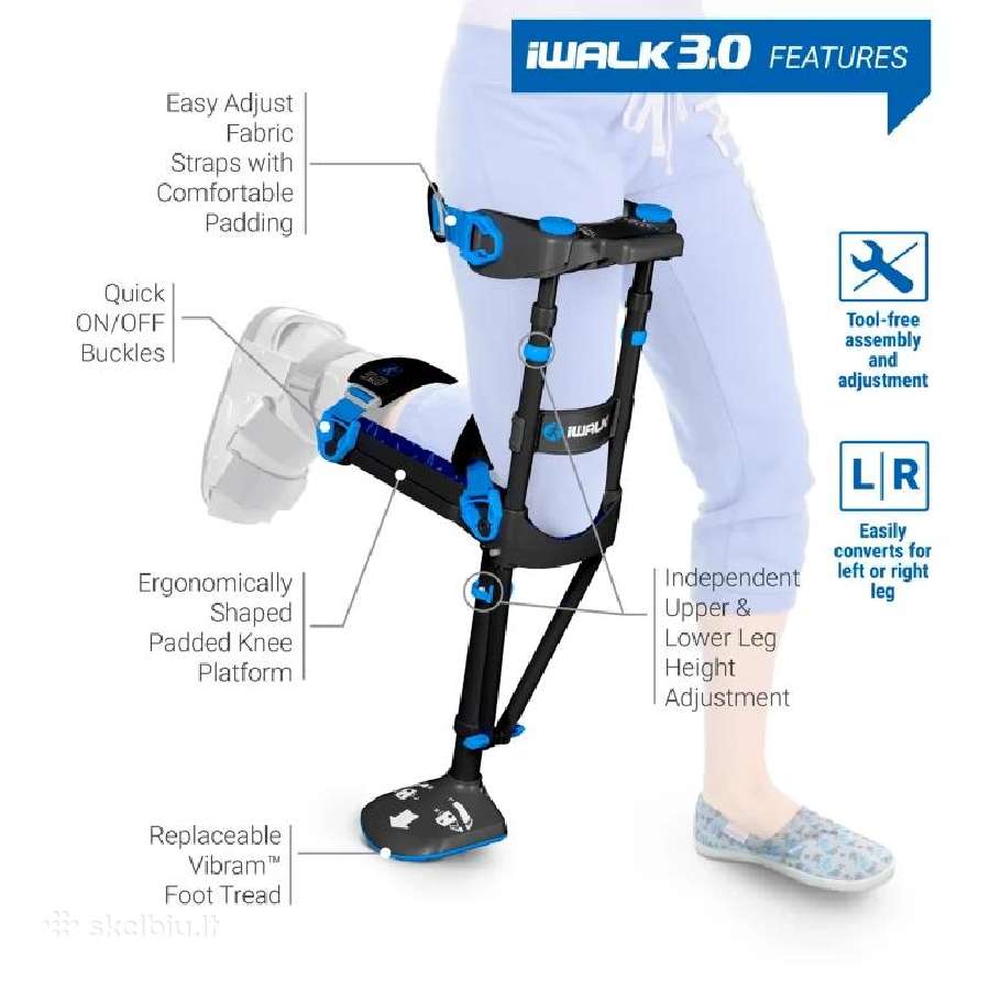 Ramentas. Kastilis. iwalk 3.0 . Pirato koja Nuoma