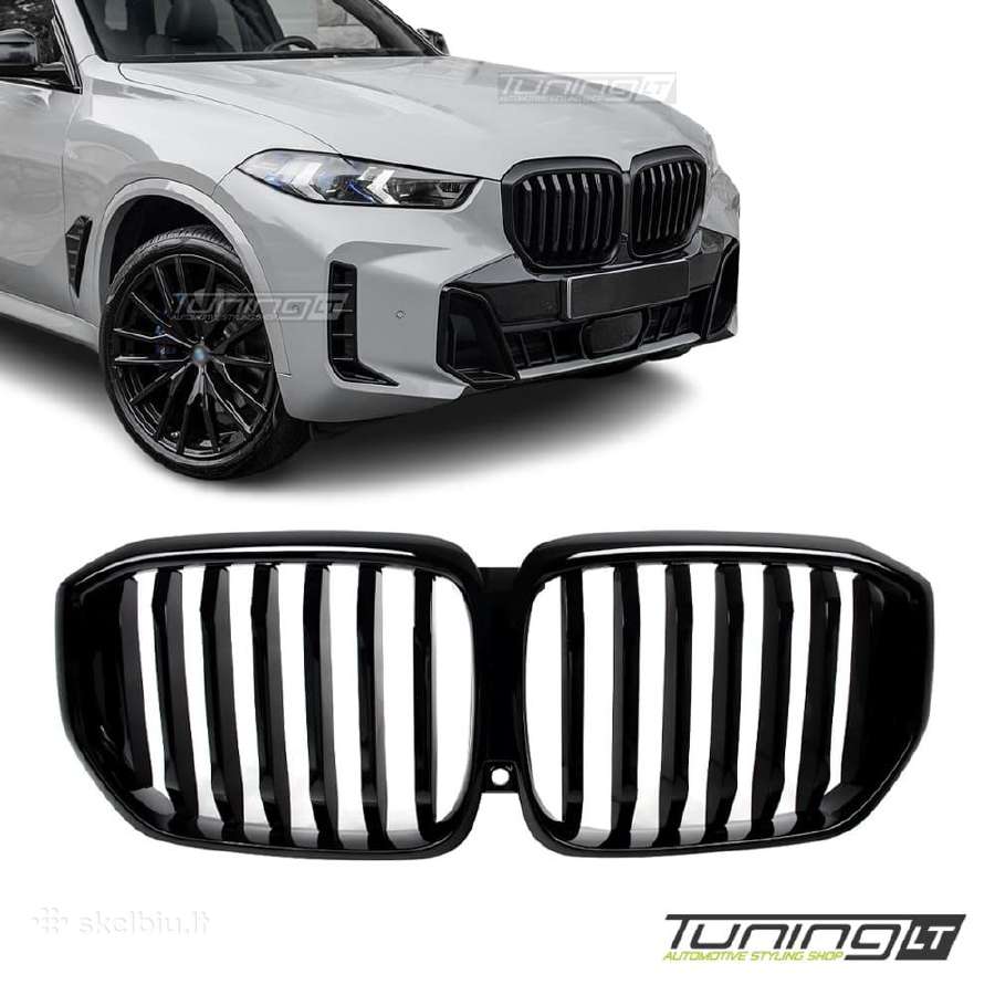 Bmw X5 G05 Lci skirtos Juodos Priekinės Grotelės