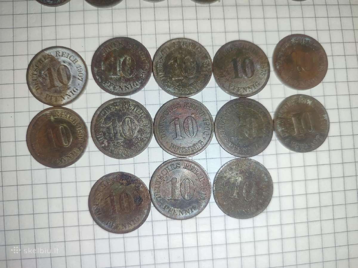 Senos monetos Vokietija - nuotraukos Nr. 2