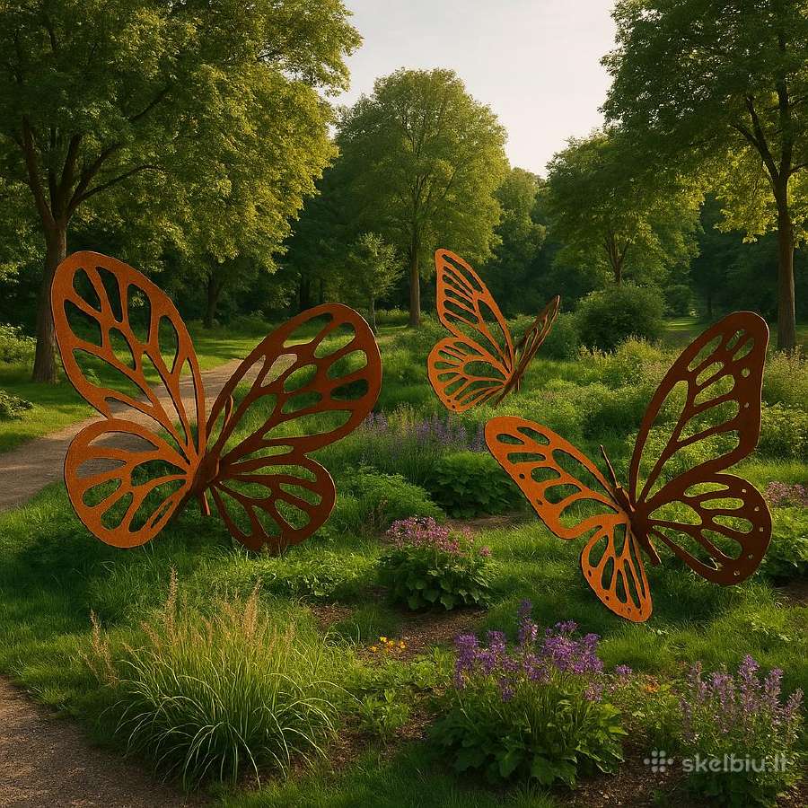 Metalo skulptūros viešbuciams, ofisams, parkams - nuotraukos Nr. 5