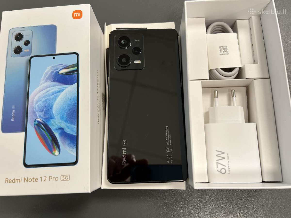 Xiaomi Redmi Note 12 Pro 5G 128gb Kaip Naujas