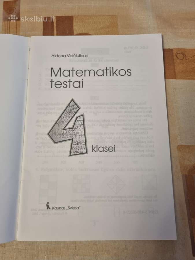 Matematikos testai 4 klasei - nuotraukos Nr. 2
