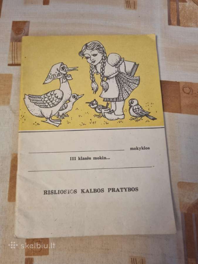 Rišliosios kalbos pratybos 3 klasė