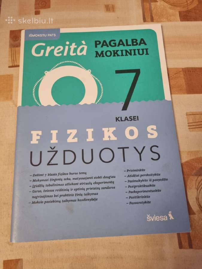 Fizikos užduotys 7 klasė