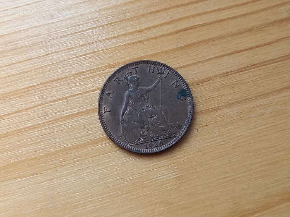 Britanija 1926 1 fartingas