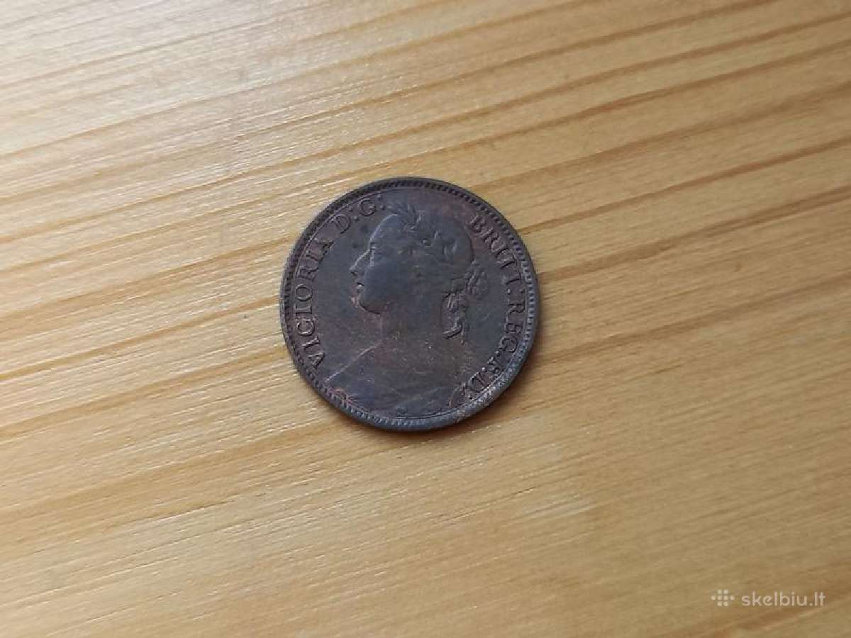 Britanija 1886 1 fartingas