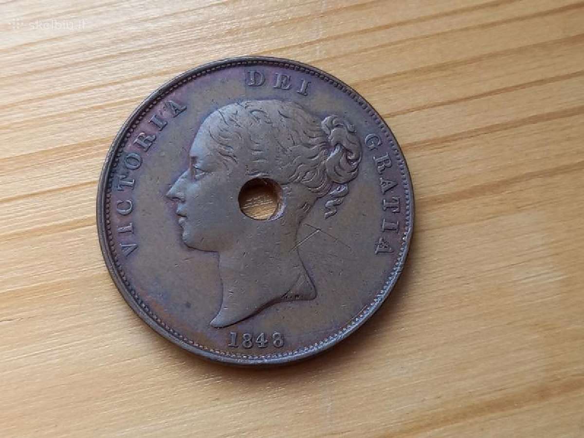 Britanija 1848 1 pensas