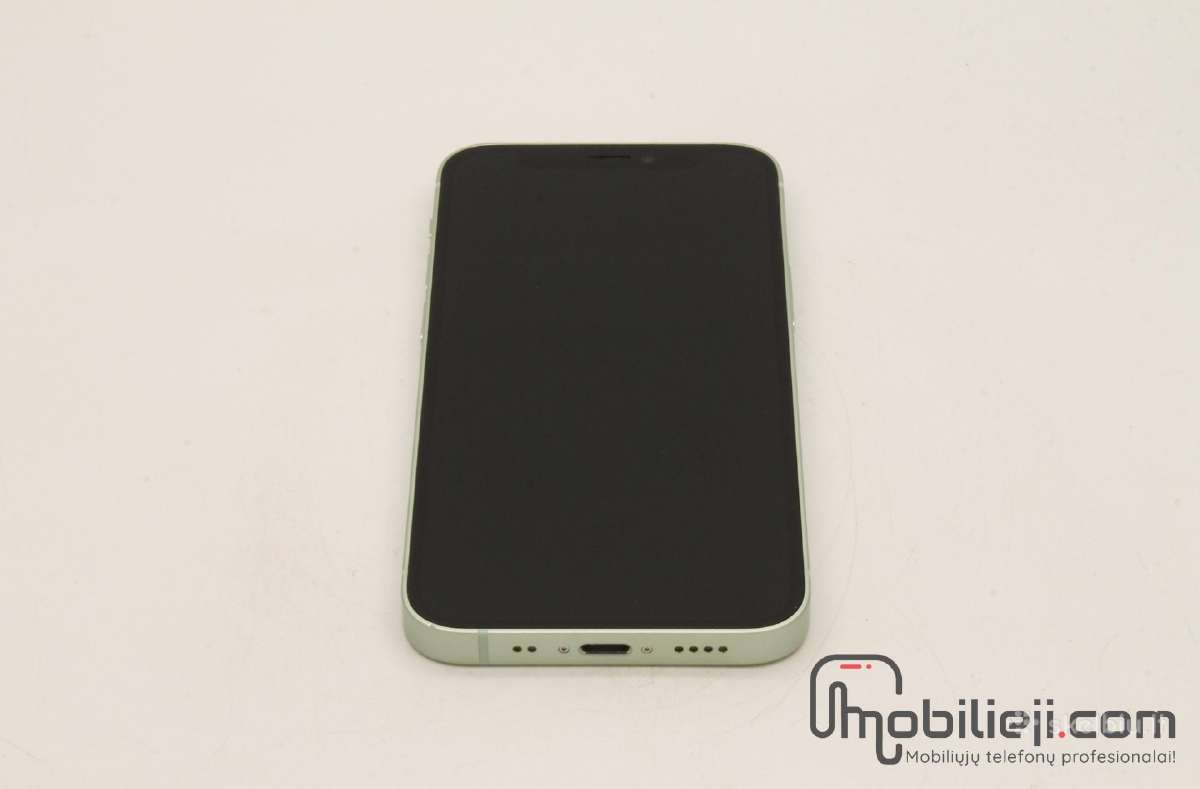 Idealios būklės Apple iPhone 12 mini 64gb Green